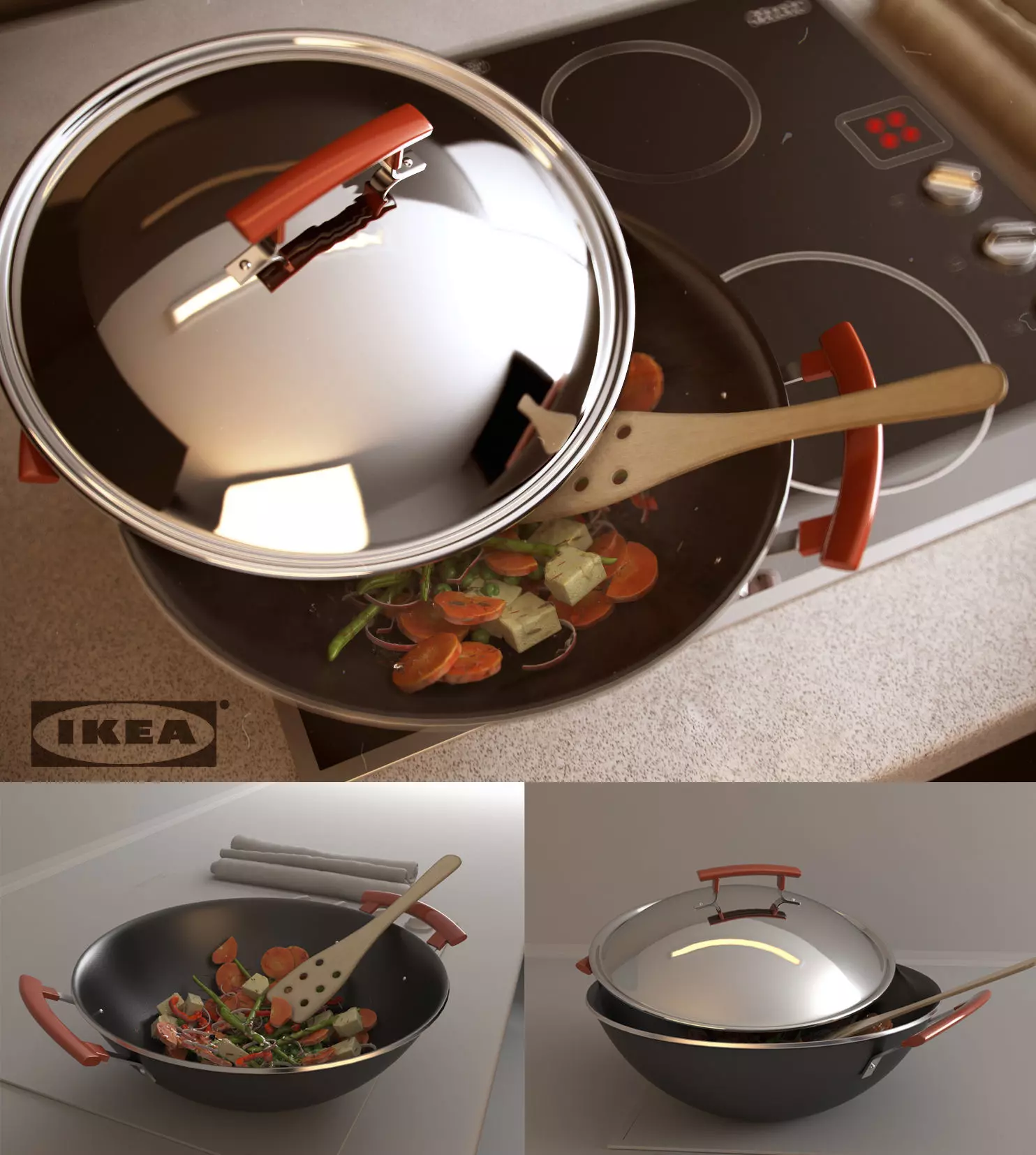 dentisk ikea wok 3D model_0
