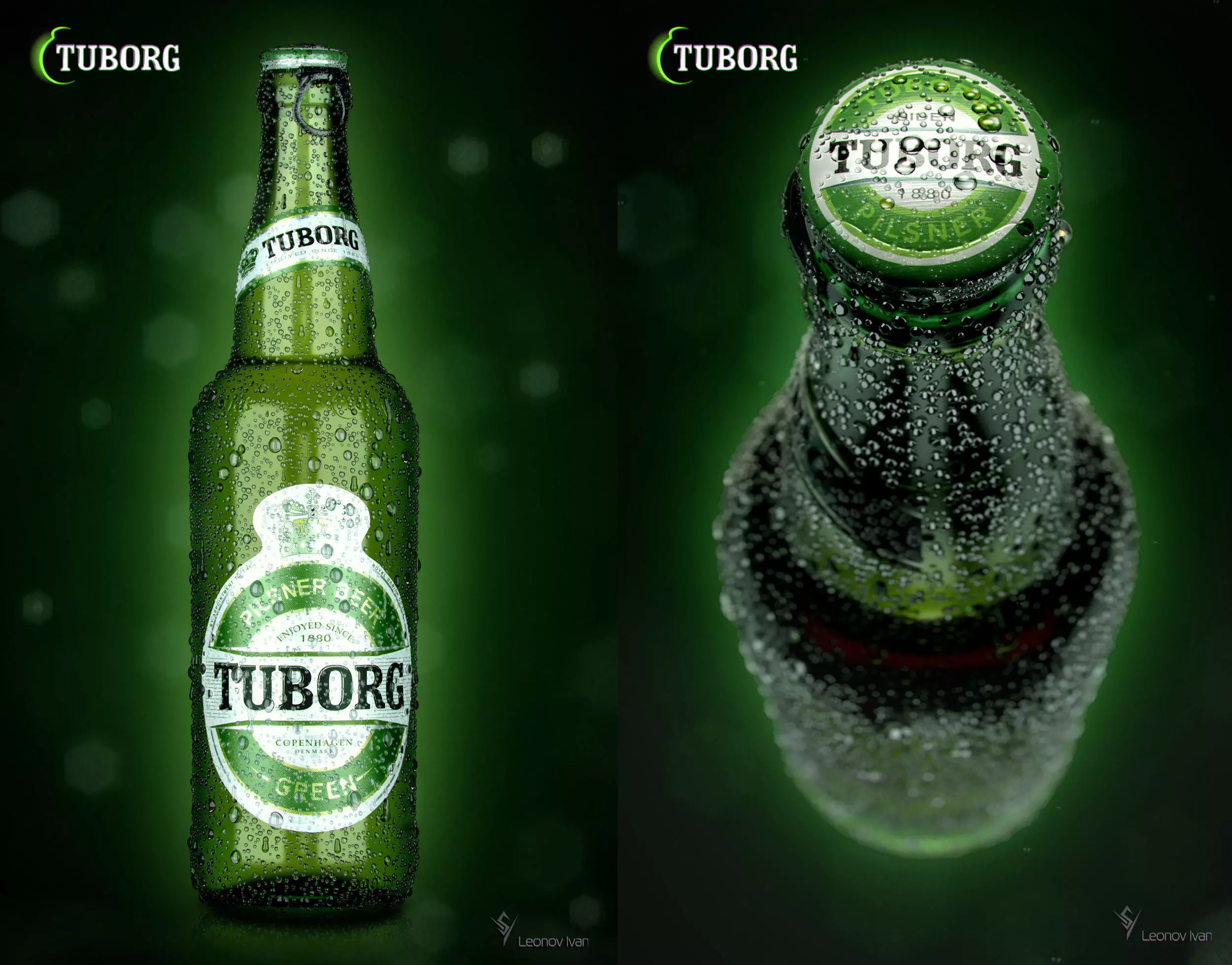 Tuborg Green Pilsner 3D model