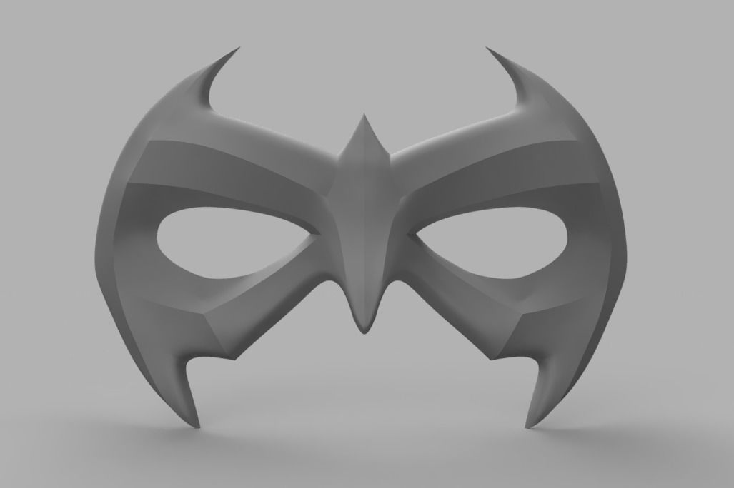 Nightwing Mask 3D print model_1