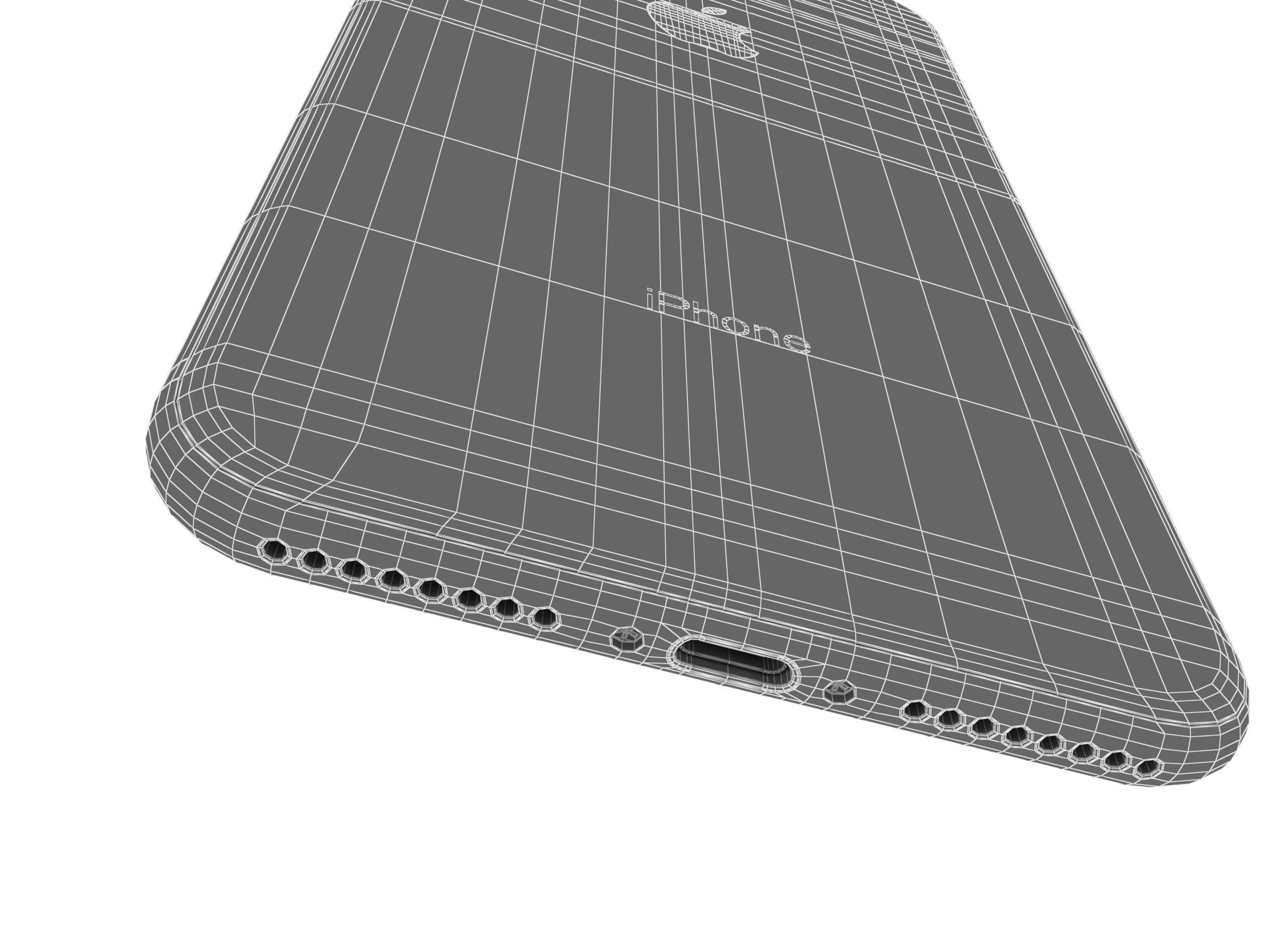 Apple iPhone 8 Plus Gold 3D model_17