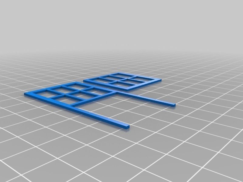 Window and Door in 1 24 scale Free 3D print model_3