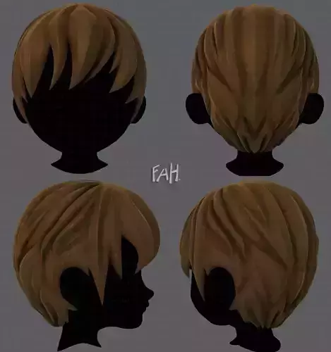 3D Hair style for boy