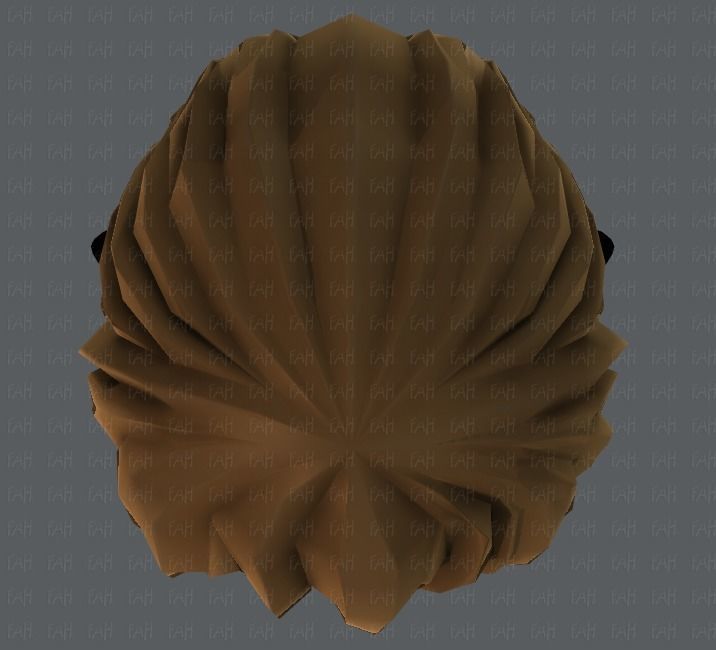 3D Hair style for boy Low-poly 3D model_36