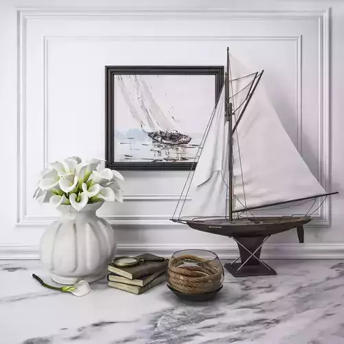 Decorative set 3D model