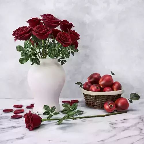Red Composition 3D model