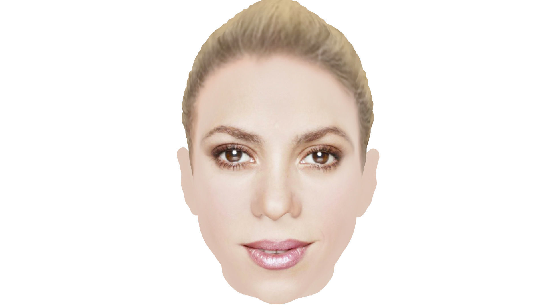 Shakira 3D model_2
