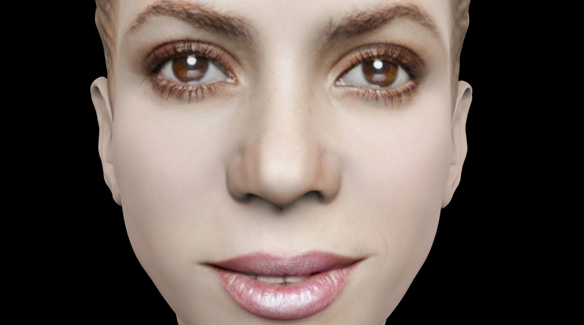 Shakira 3D model_5