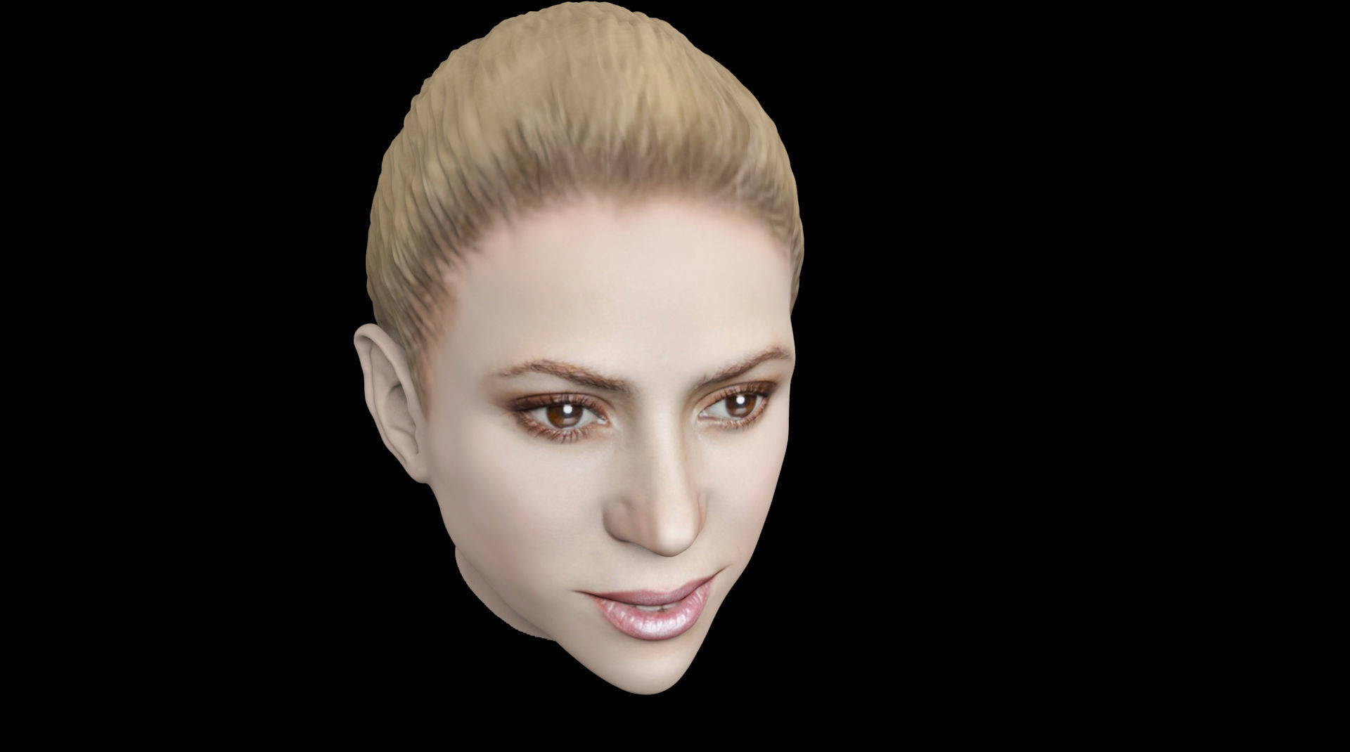 Shakira 3D model_3