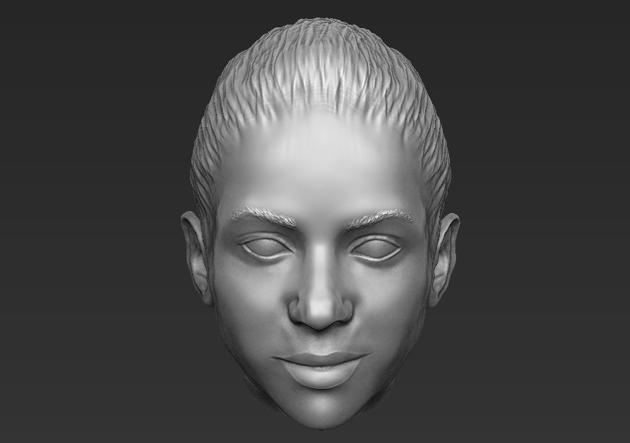 Shakira 3D model_11