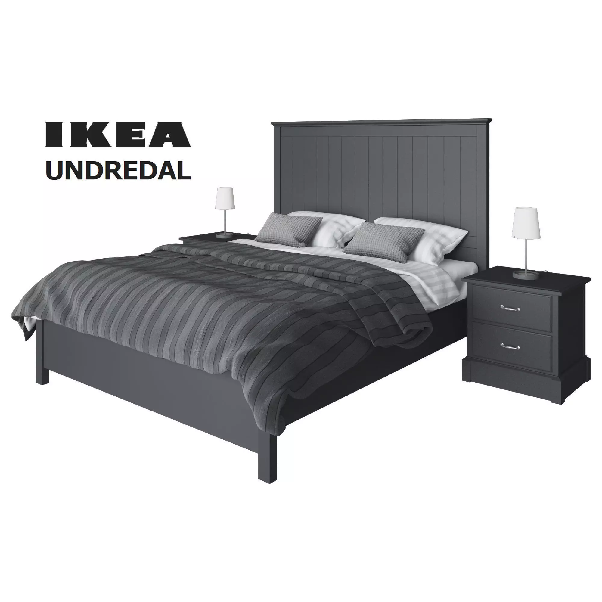 SetUndredal sydney bed frame 3D model