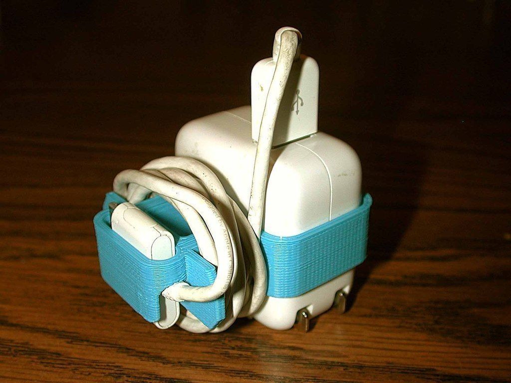 Apple USB Cable Wrap free 3D model 3D printable | CGTrader