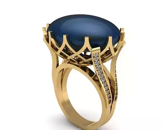 Oval Diamond Ring