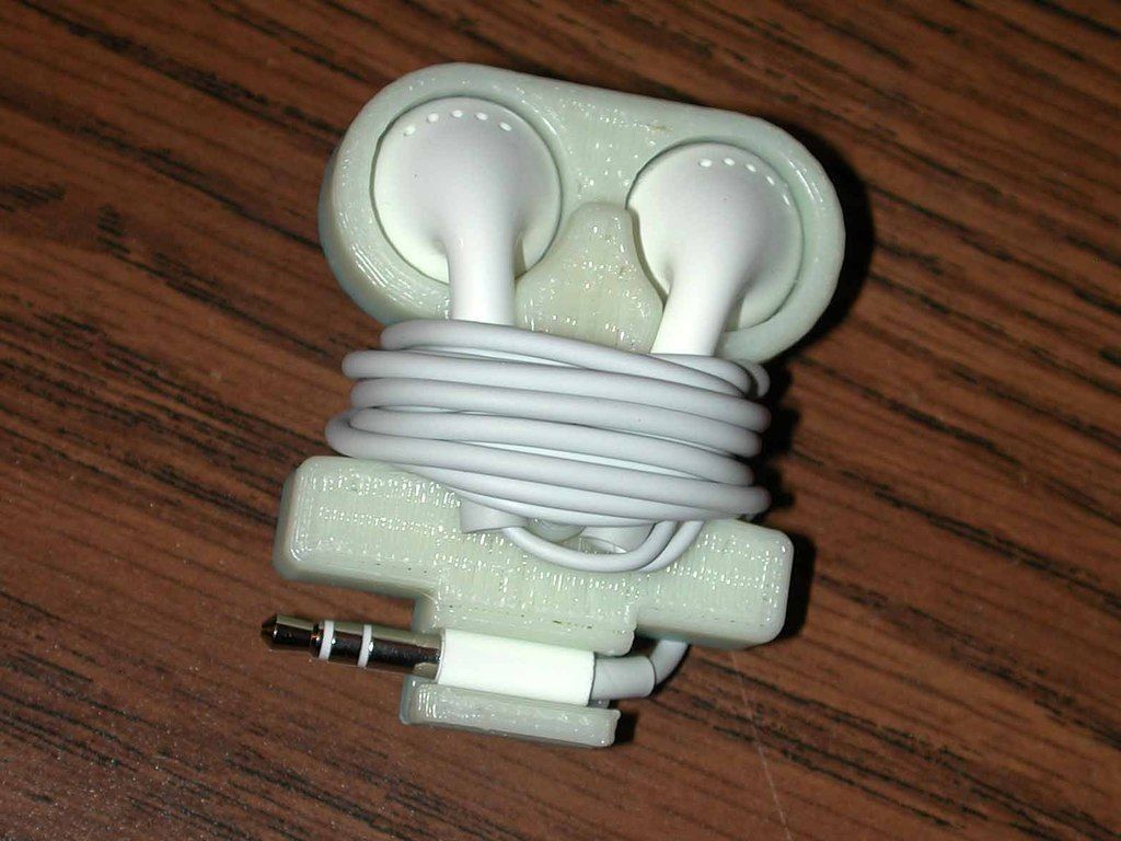 Apple Earbud Holder free 3D Model 3D printable DXF STL