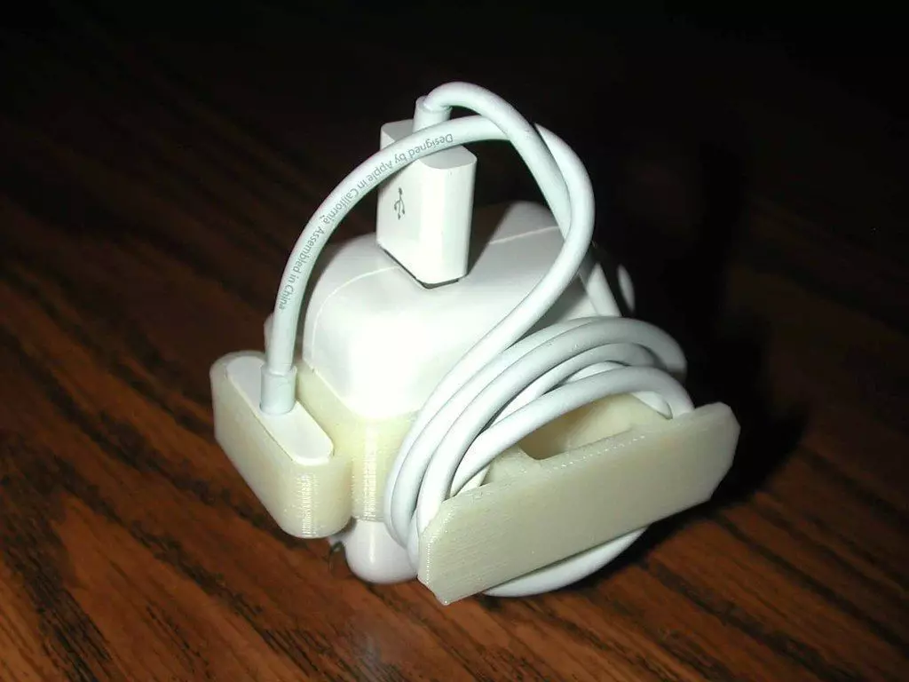 Apple USB Adapter Cable Spooler Free 3D print model