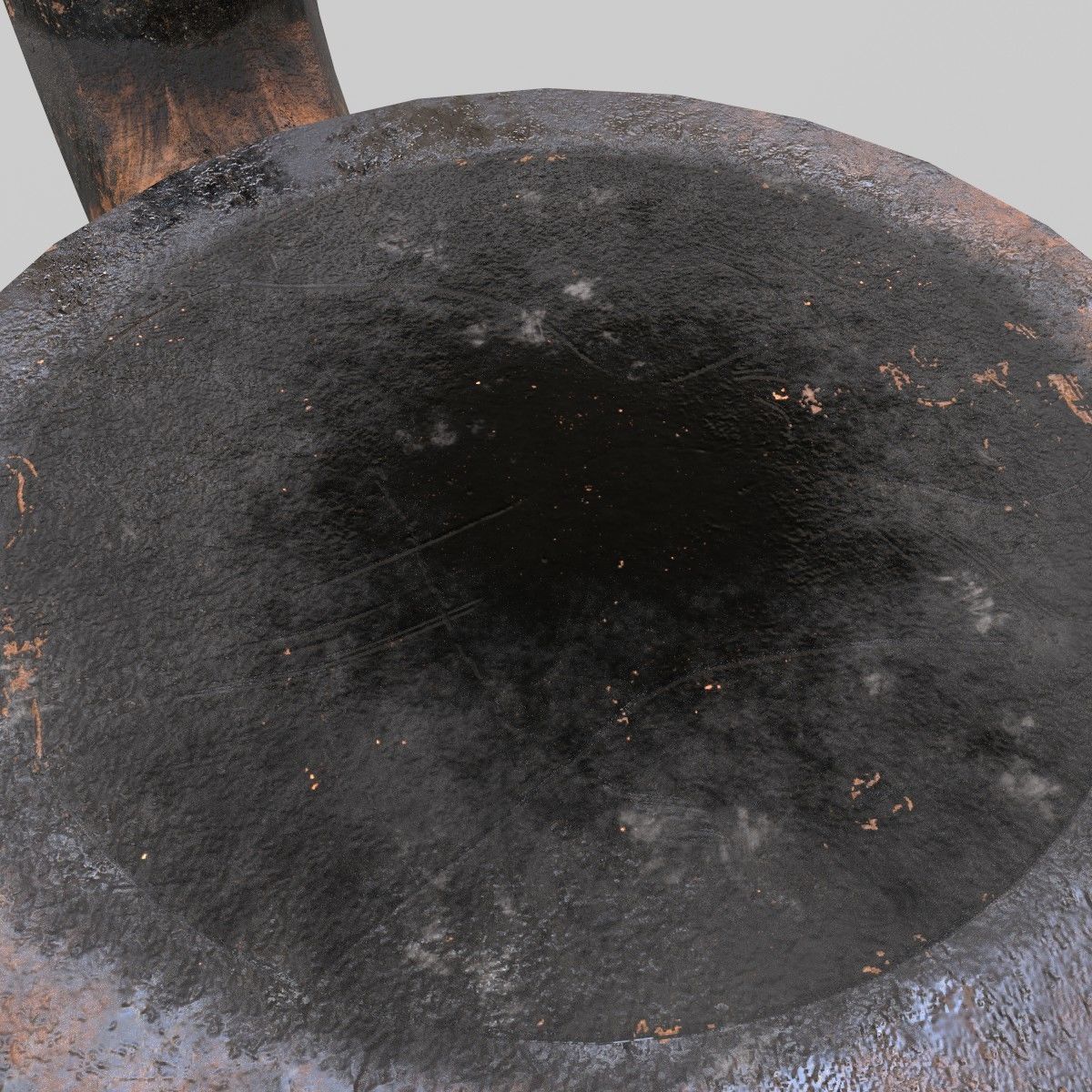 Old Stove Low Poly PBR Low-poly 3D model_10