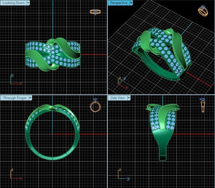 Ring R0653 3D print model_2