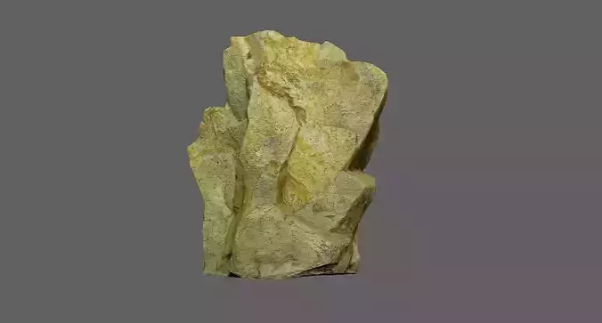 Rock low poly 3D model Low-poly 3D model
