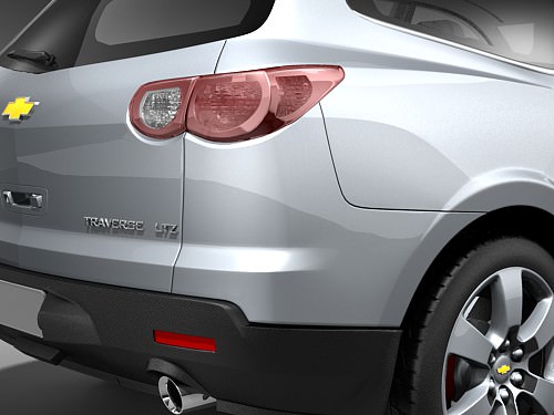 Chevrolet Traverse 3D model_3