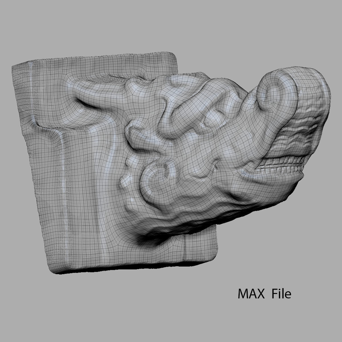 Antique Dragon Console 3D print model_5