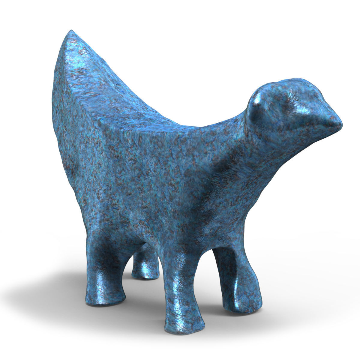 Lambanana sculpture of sheep 3D print model_2