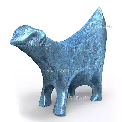 Lambanana sculpture of sheep 3D print model