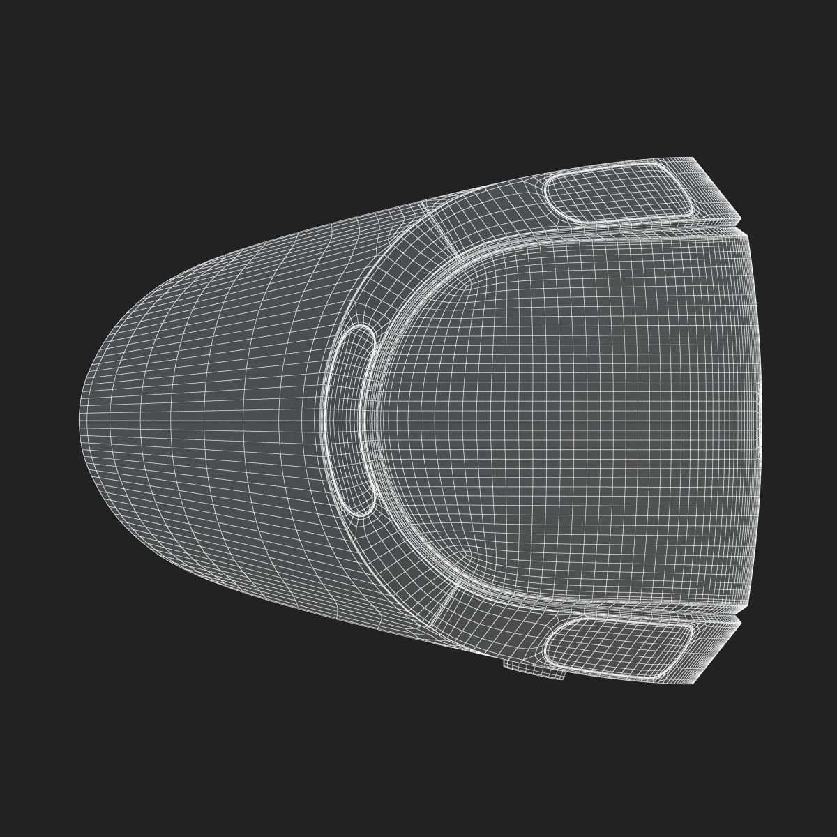 New Sony Playstation Virtual Reality Headset 2017 3D model_12