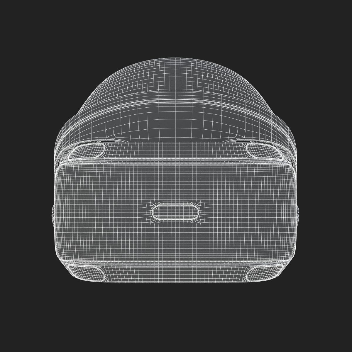 New Sony Playstation Virtual Reality Headset 2017 3D model_9