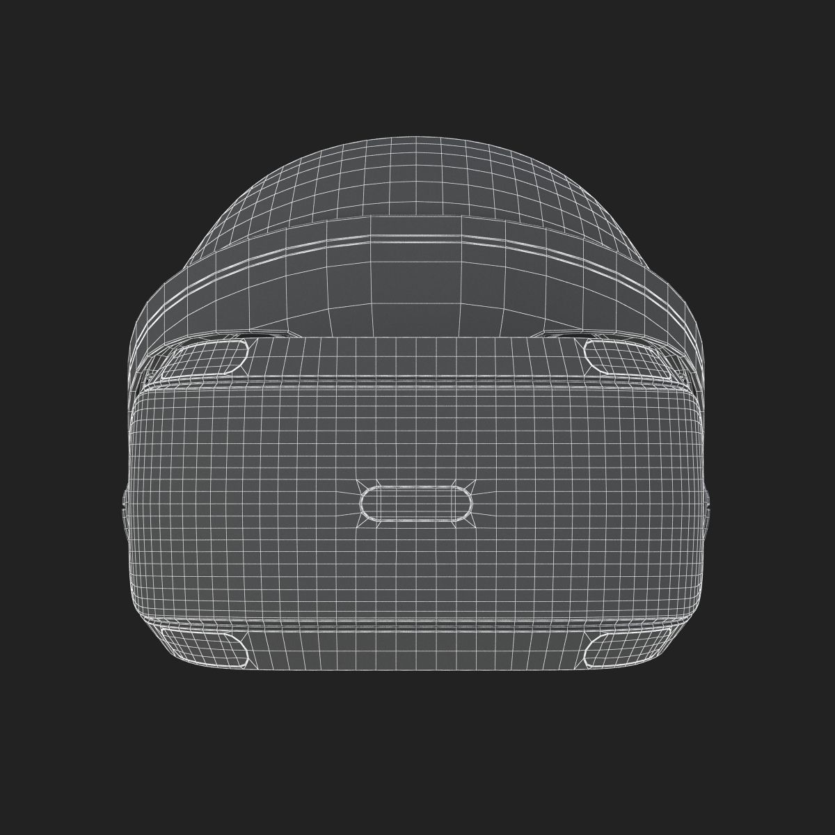 New Sony Playstation Virtual Reality Headset 2017 3D model_8