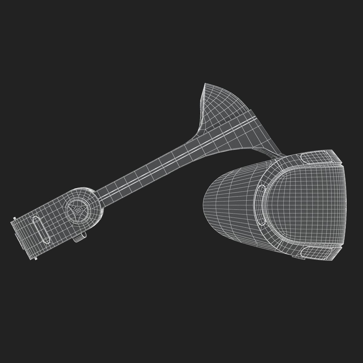 New Sony Playstation Virtual Reality Headset 2017 3D model_10