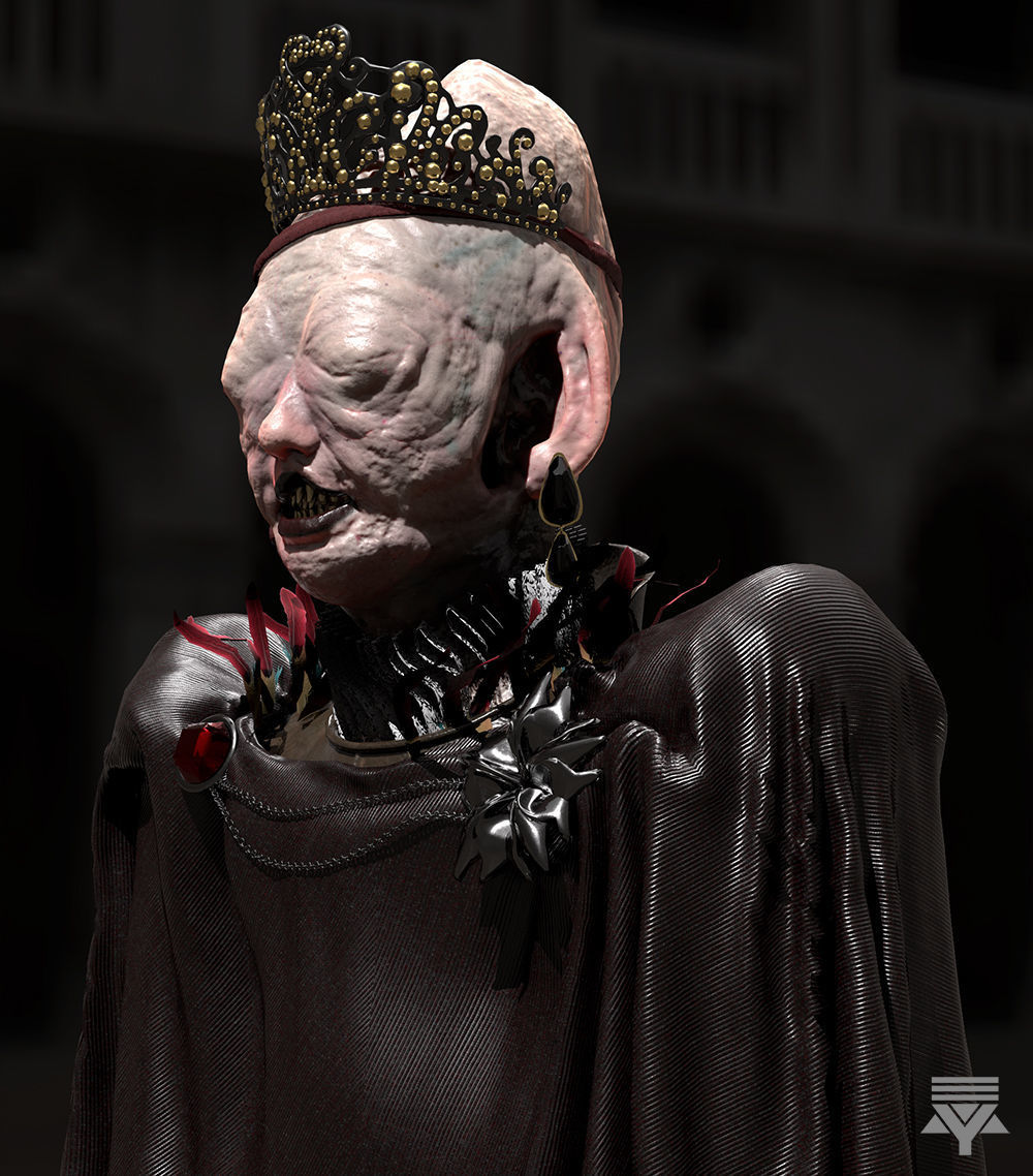 FREE Highpoly model - Queen of the mutants Free 3D model_1