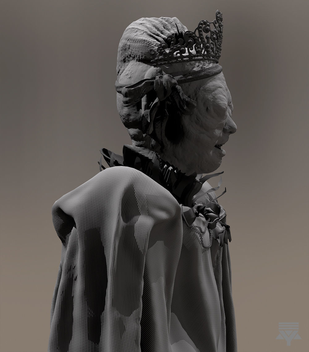 FREE Highpoly model - Queen of the mutants Free 3D model_5