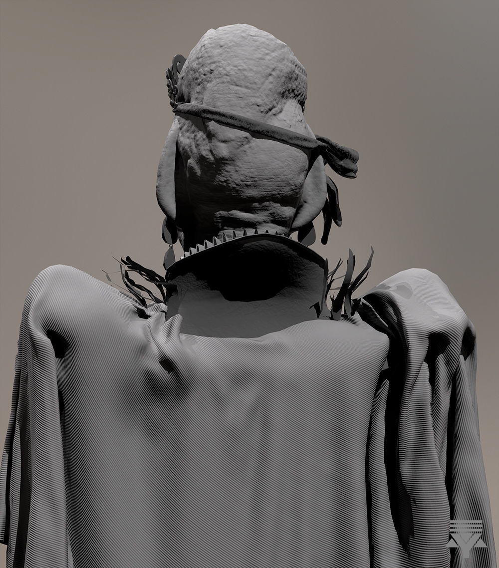 FREE Highpoly model - Queen of the mutants Free 3D model_6