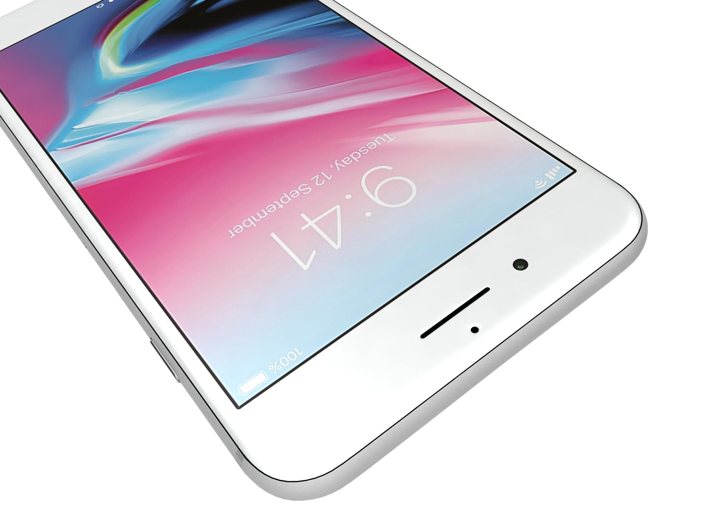 Apple iPhone 8 Plus All Colors 3D model_21