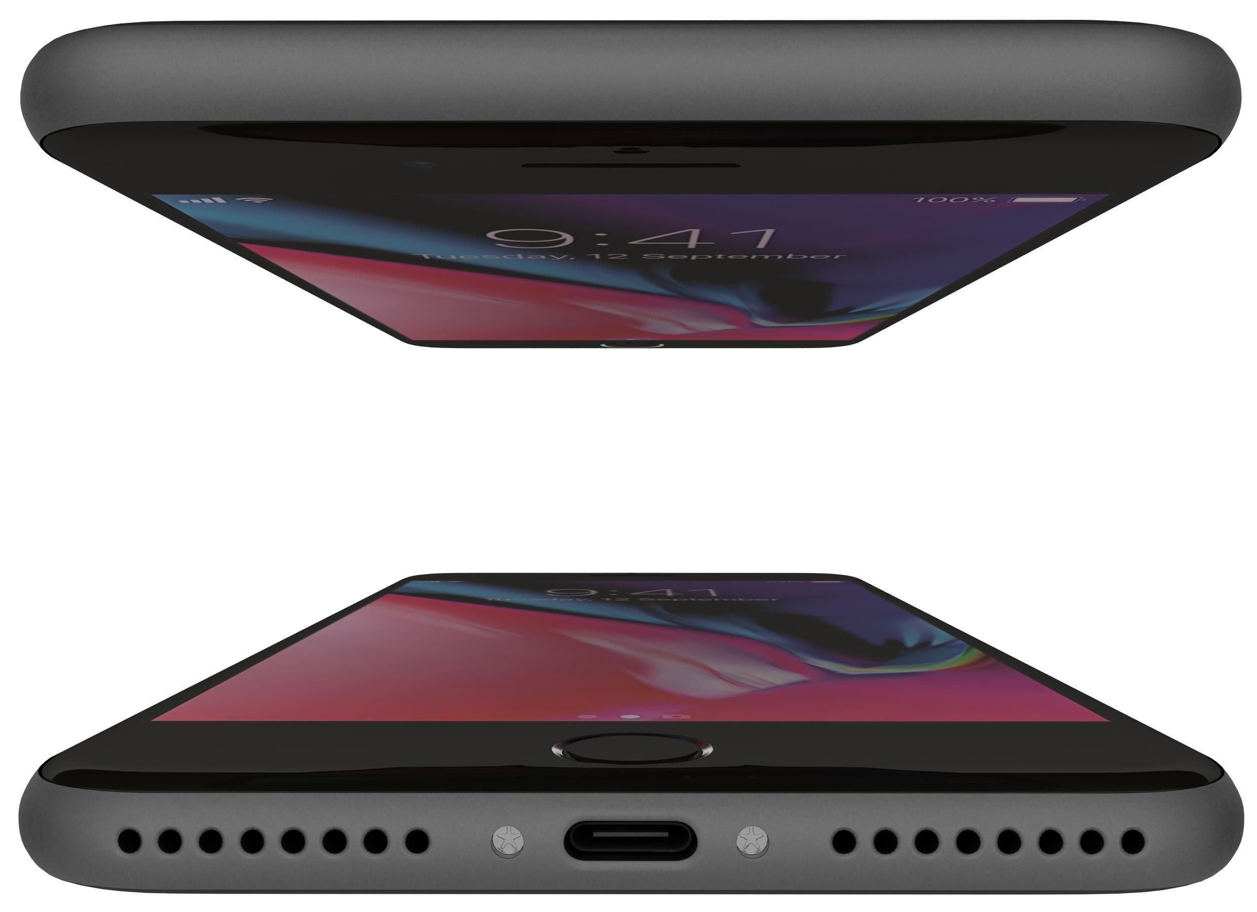 Apple iPhone 8 Plus All Colors 3D model_13