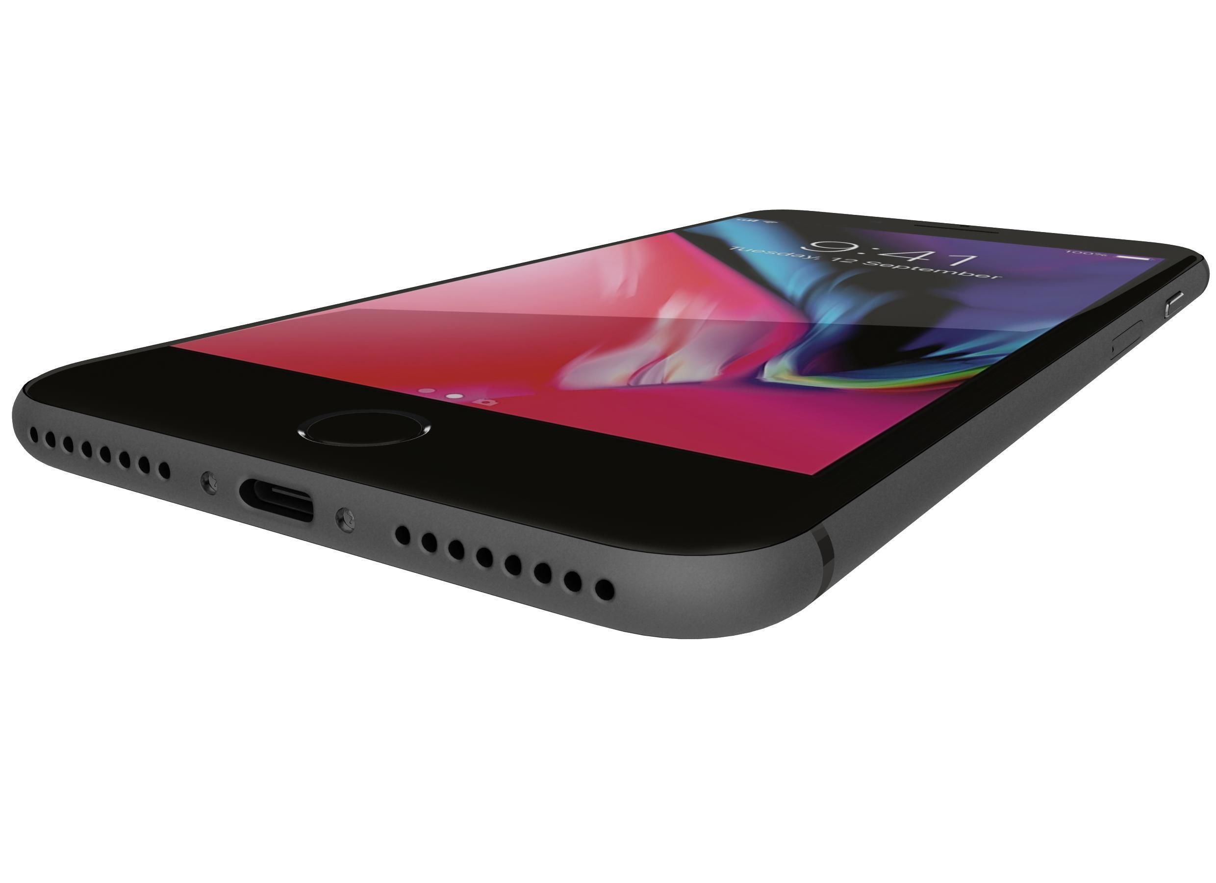 Apple iPhone 8 Plus All Colors 3D model_22