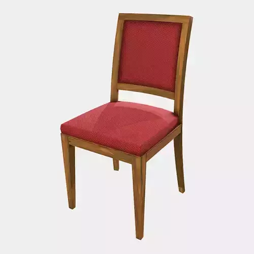 Dining Chair Low-poly 3D model