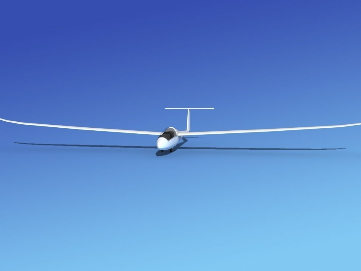 Duo Discus Sailplane Unmarked 3D model_3
