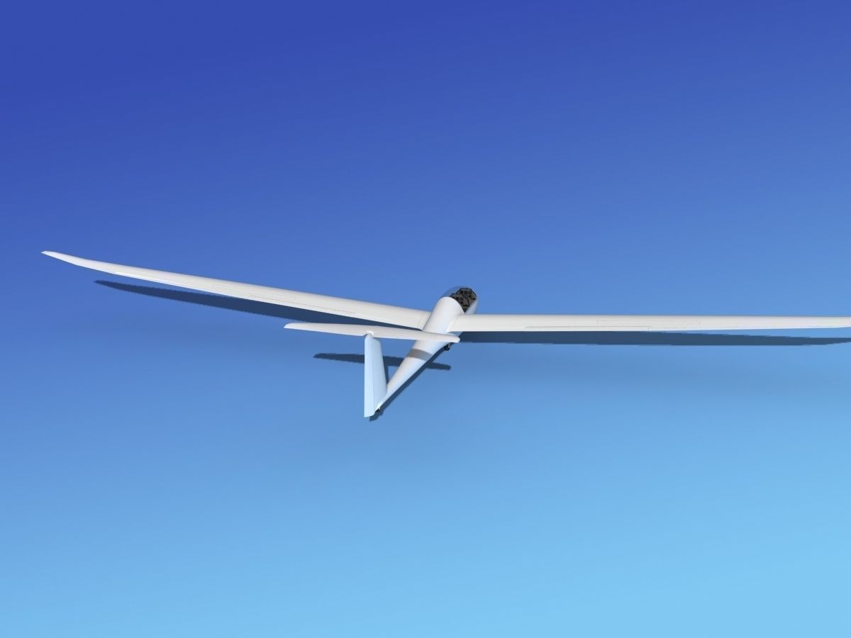 Duo Discus Sailplane Unmarked 3D model_8
