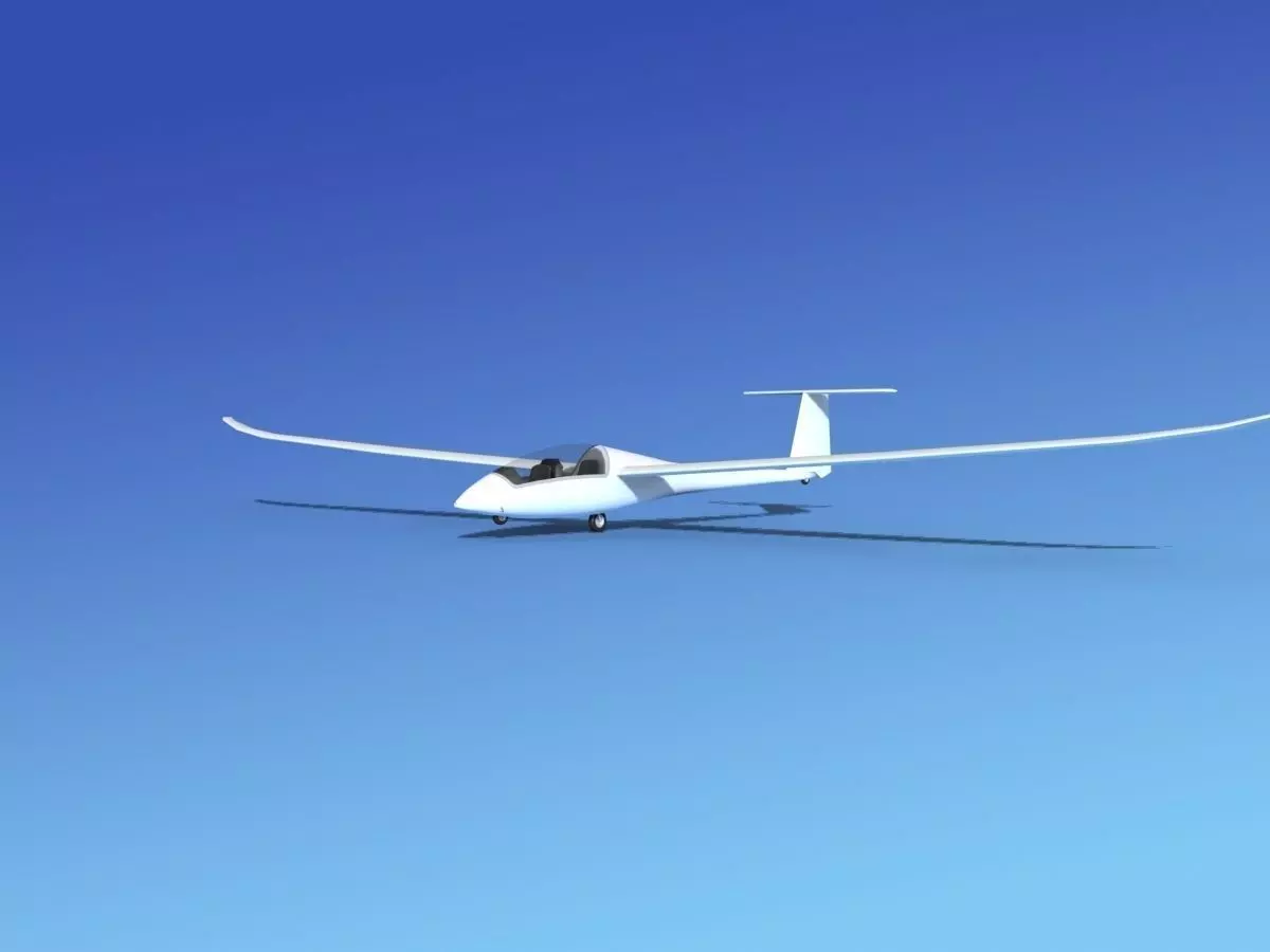 Duo Discus Sailplane Unmarked 3D model_0