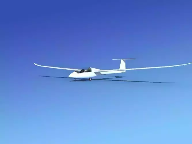 Duo Discus Sailplane Unmarked 3D model