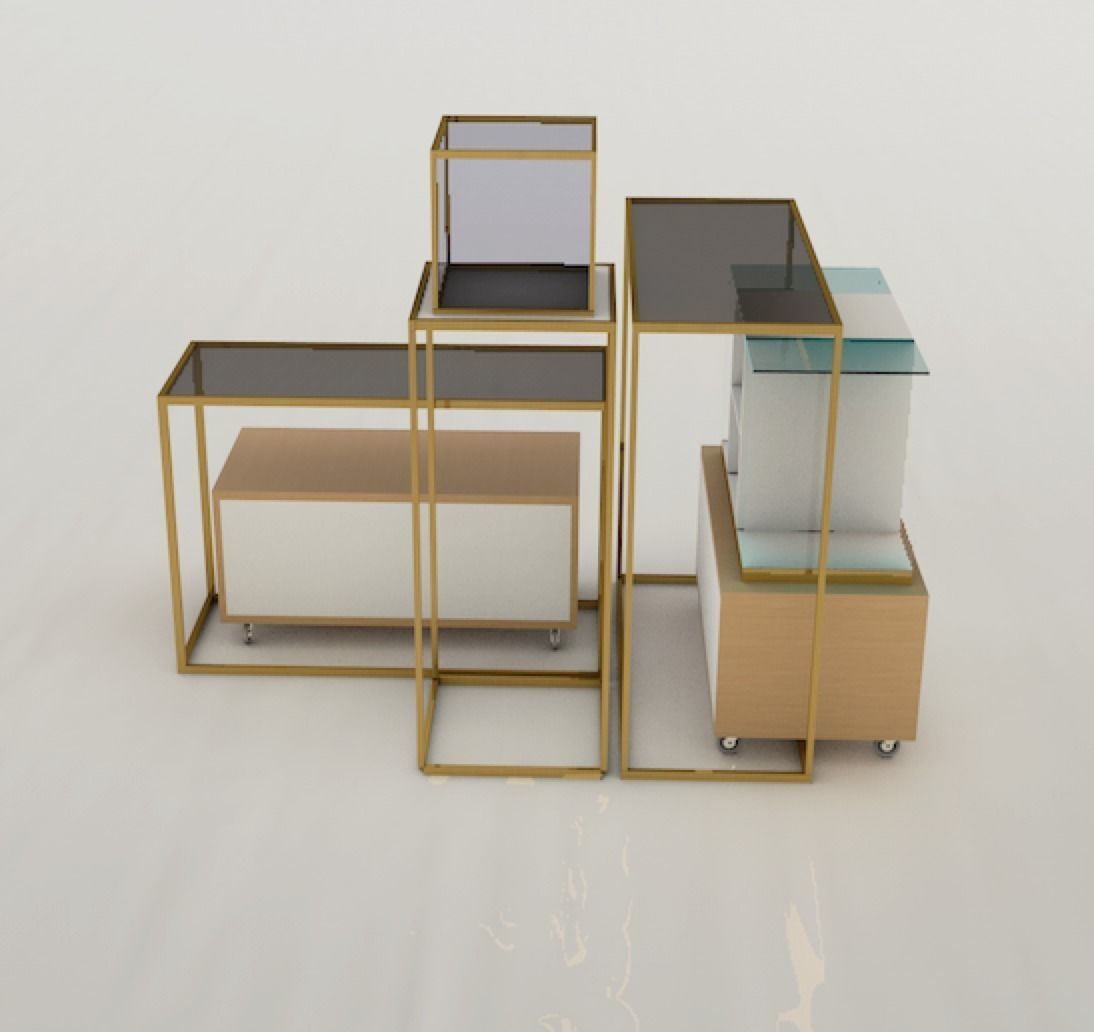 central rack 3D model_1