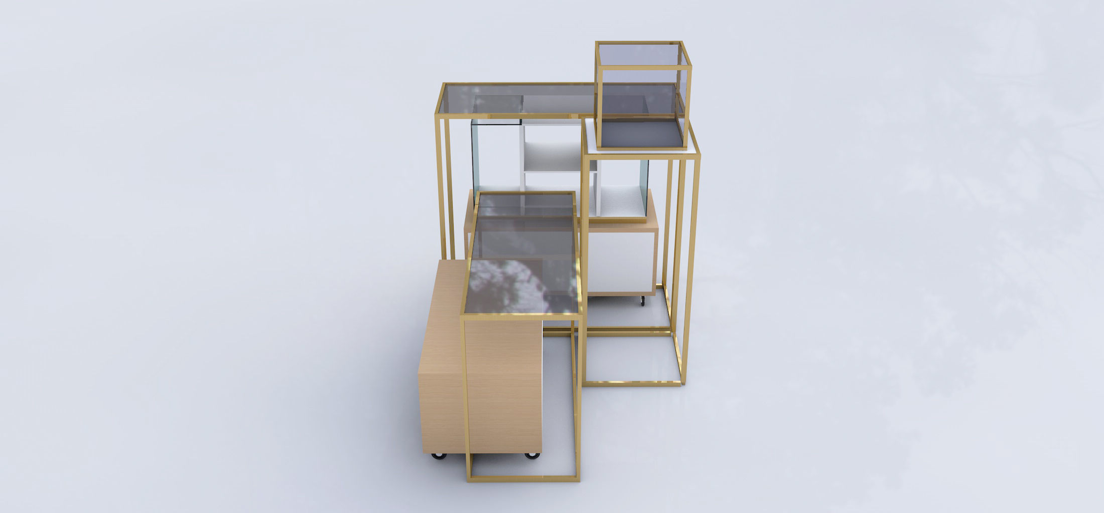 central rack 3D model_3