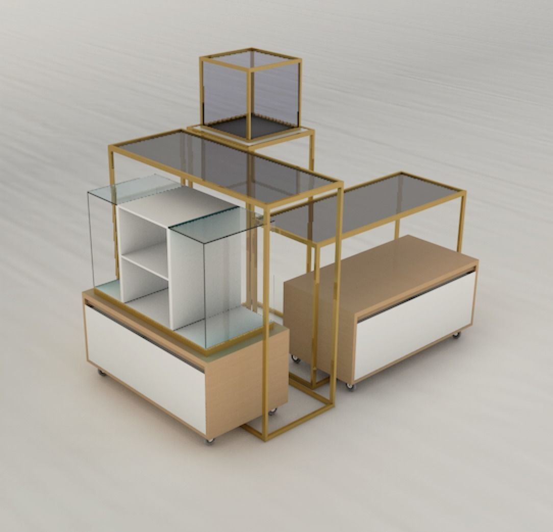 central rack 3D model_2