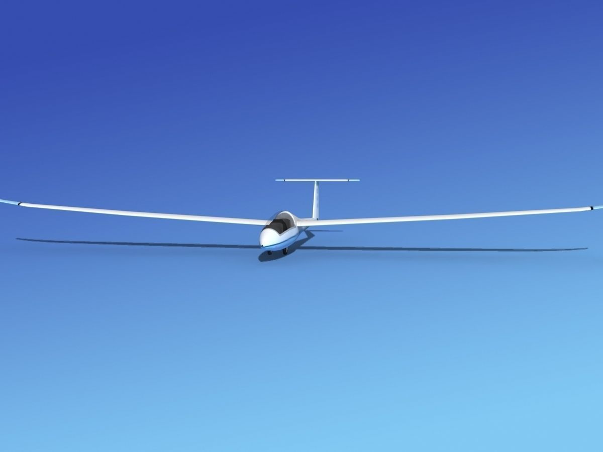 Duo Discus Sailplane 3D model_2