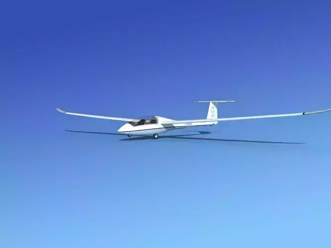 Duo Discus Sailplane 3D model