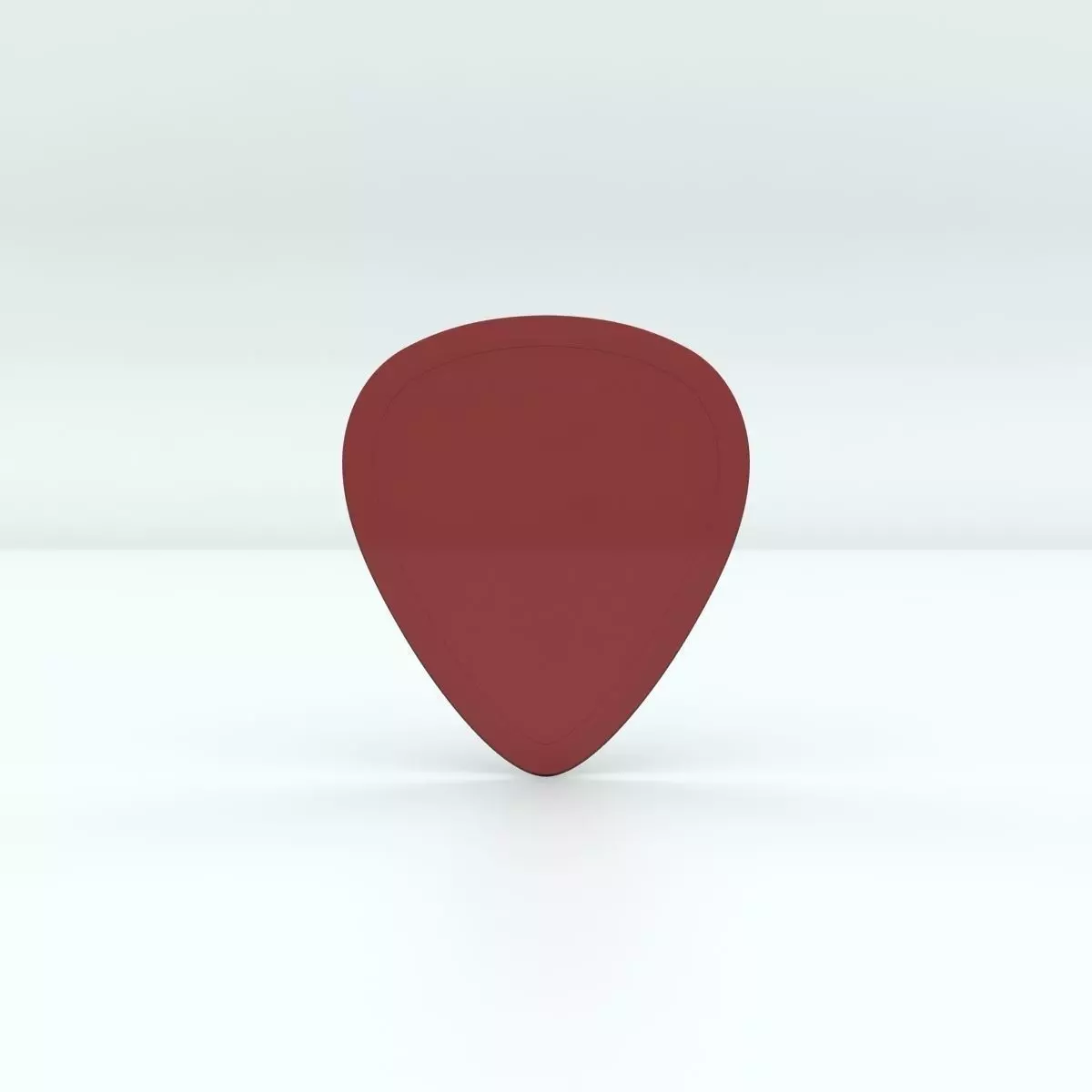 Guitar Plectrum Pick 3D model_0