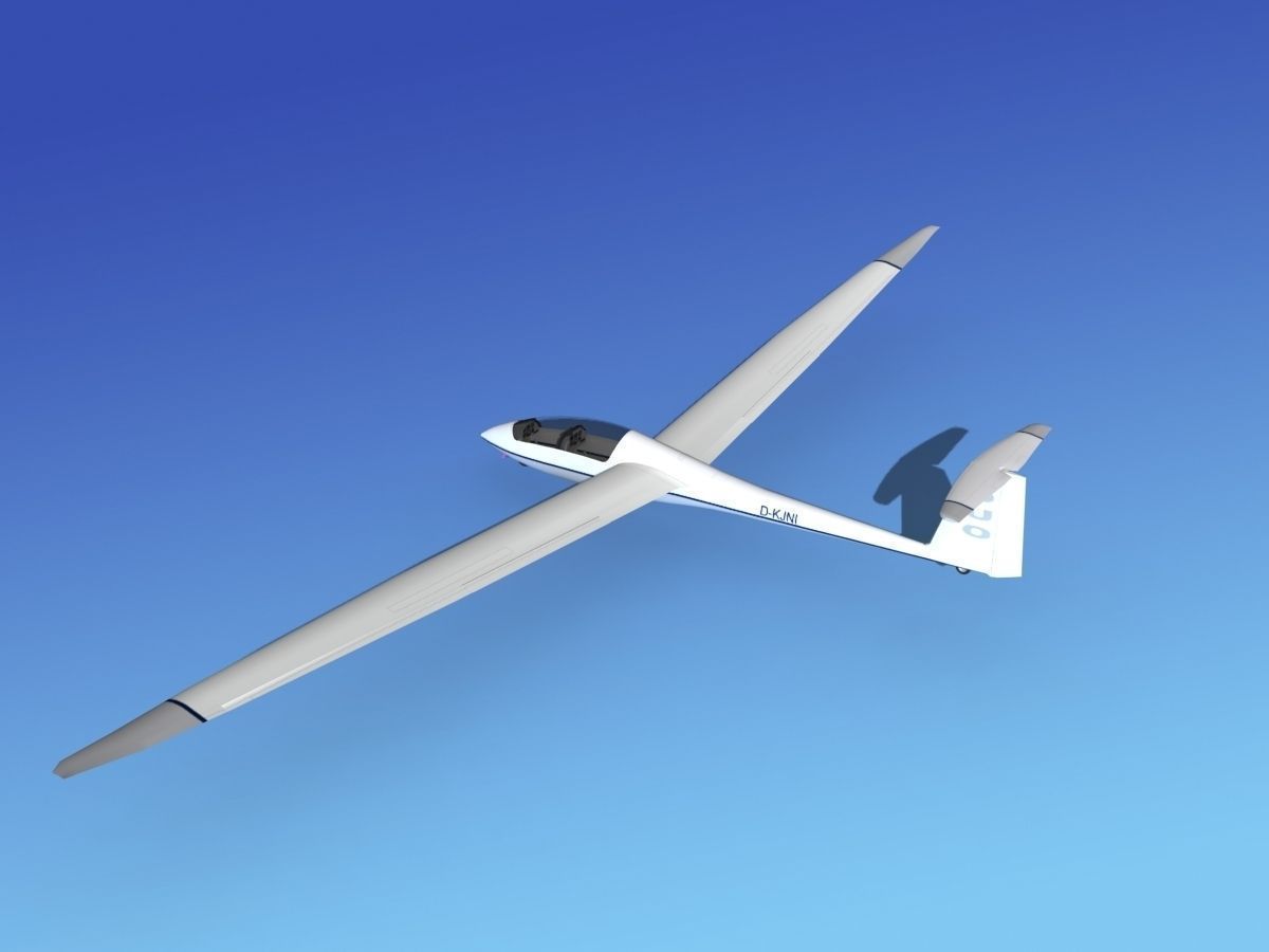 Duo Discus Sailplane 3D model_8
