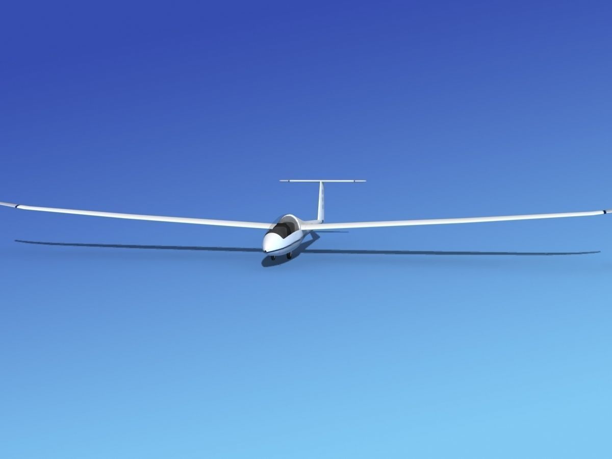 Duo Discus Sailplane 3D model_1