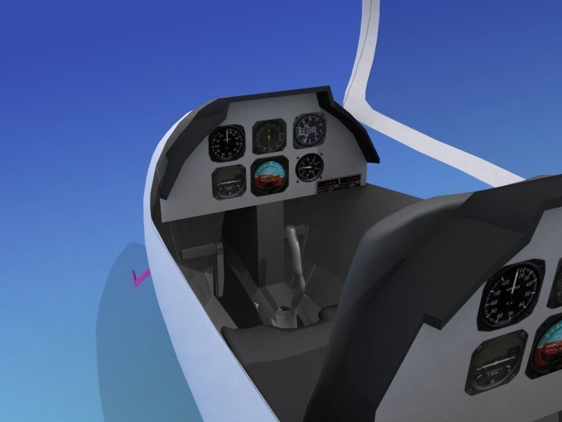 Duo Discus Sailplane 3D model_12