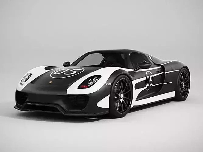 Porsche 918 Spyder - LowPoly